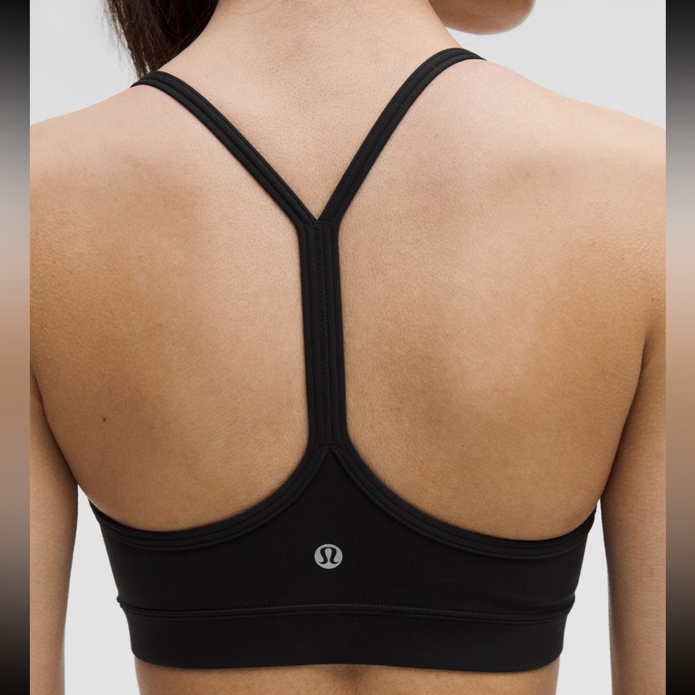lululemon athletica Black Flow Y Bra Nulu